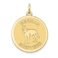 thumbnail image 1 of 14k Yellow Gold German Shepherd Disc Charm, 1 of 3