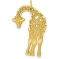 thumbnail image 1 of 14k Yellow Gold Giraffe Charm - 29mm, 1 of 6