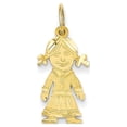 thumbnail image 1 of 14k Yellow Gold Girl Charm, 1 of 4
