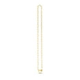 14k Yellow Gold Heart Element Paperclip Necklace