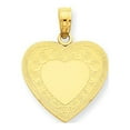 thumbnail image 1 of 14k Yellow Gold Heart Pendant, 1 of 4
