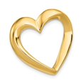 thumbnail image 1 of 14k Yellow Gold Heart Slide - 3.6 Grams - Measures 23x22mm Wide, 1 of 2