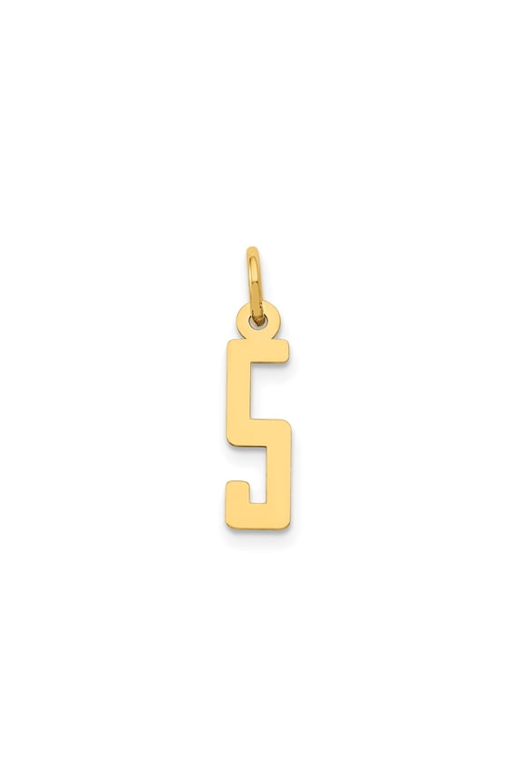 14k Yellow Gold Hebrew Chet Pendant Necklace Charm for Men and Women, Unisex Jewish Symbol of Life, Religious Spiritual Cultural Jewelry