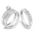 thumbnail image 1 of 14k Yellow Gold His and Hers Round Cut Diamond Ring 1.40ct.tw. Size 9, 1 of 1