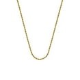 thumbnail image 1 of 14k Yellow Gold Hollow Rope Chain Necklace 1.8mm Lobster Claw Closure - 1.5 Grams - 16 Inch, 1 of 3
