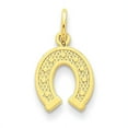 thumbnail image 1 of 14k Yellow Gold Horseshoe Charm Pendant, 1 of 1