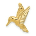 thumbnail image 1 of 14k Yellow Gold Hummingbird Chain Slide Charm Pendant, 1 of 7