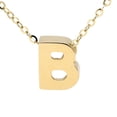 thumbnail image 1 of 14k Yellow Gold Initial B Pendant With Chain, 1 of 1