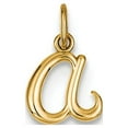 thumbnail image 1 of 14k Yellow Gold Initial Charm - .3 Grams - Measures 14.32x9.78mm Wide, 1 of 2