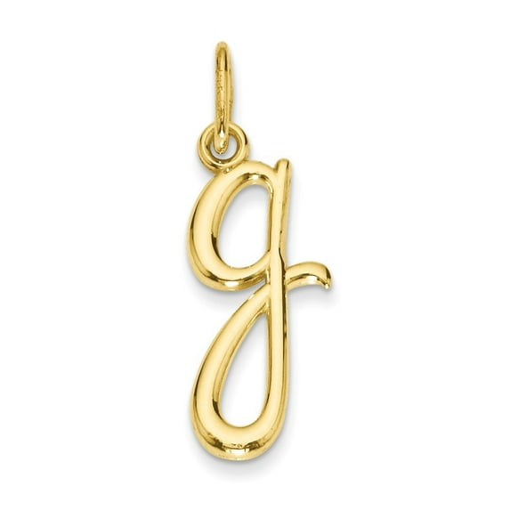 14k Yellow Gold Initial Charm - .3 Grams