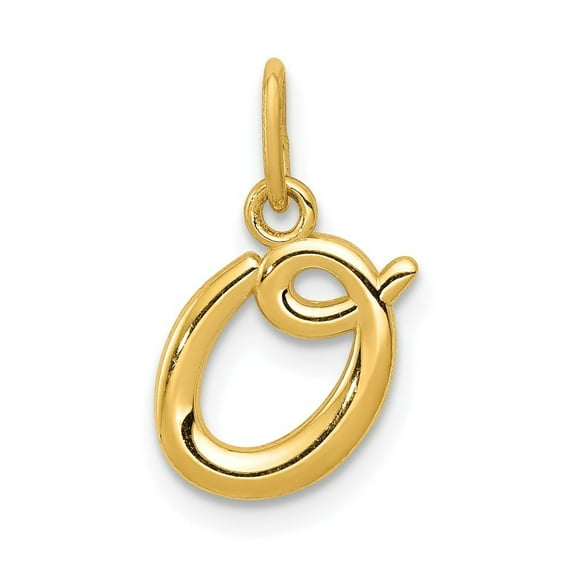 14k Yellow Gold Initial Charm - .3 Grams