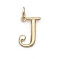 thumbnail image 1 of 14k Yellow Gold Initial J Pendant 11/16 Inch Long, 1 of 2