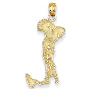 14k Yellow Gold Italy Charm