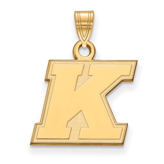 14k Yellow Gold Kent State Small Pendant