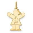 thumbnail image 1 of 14k Yellow Gold Kid Charm, 1 of 3