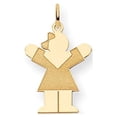 thumbnail image 1 of 14k Yellow Gold Kid Charm, 1 of 3