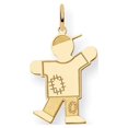 thumbnail image 1 of 14k Yellow Gold Kid Charm, 1 of 3