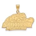 thumbnail image 1 of 14k Yellow Gold LogoArt Official Licensed Collegiate Southern University (SU) Large Pendant, 1 of 3