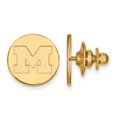 thumbnail image 1 of 14k Yellow Gold LogoArt Official Licensed Collegiate University of Michigani (UM) Tie Tac, 1 of 3