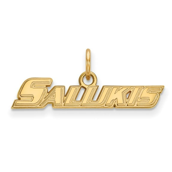 14k Yellow Gold Logoart Southern Illinois University Extra Small Pendant