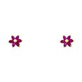thumbnail image 1 of 14k Yellow Gold Marquise Daisy Stud Flower Star Nature Burst Earrings Jewelry Female Unisex, 1 of 3