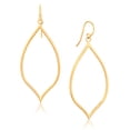 thumbnail image 1 of 14k Yellow Gold Marquise Style Polished Earrings, 1 of 2