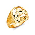 thumbnail image 1 of 14k Yellow Gold Mens Ring Size 10 Ring for Men - 4.3 Grams, 1 of 2