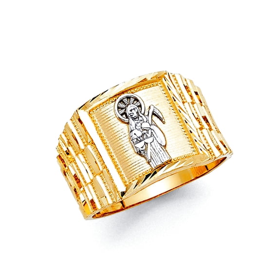 14k Yellow Gold Mens Ring Size 10 Ring for Men - 4.5 Grams