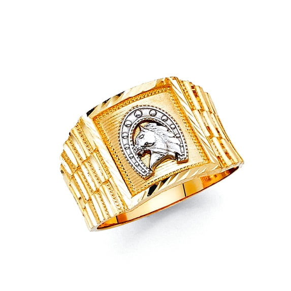 14k Yellow Gold Mens Ring Size 10 Ring for Men - 4.7 Grams