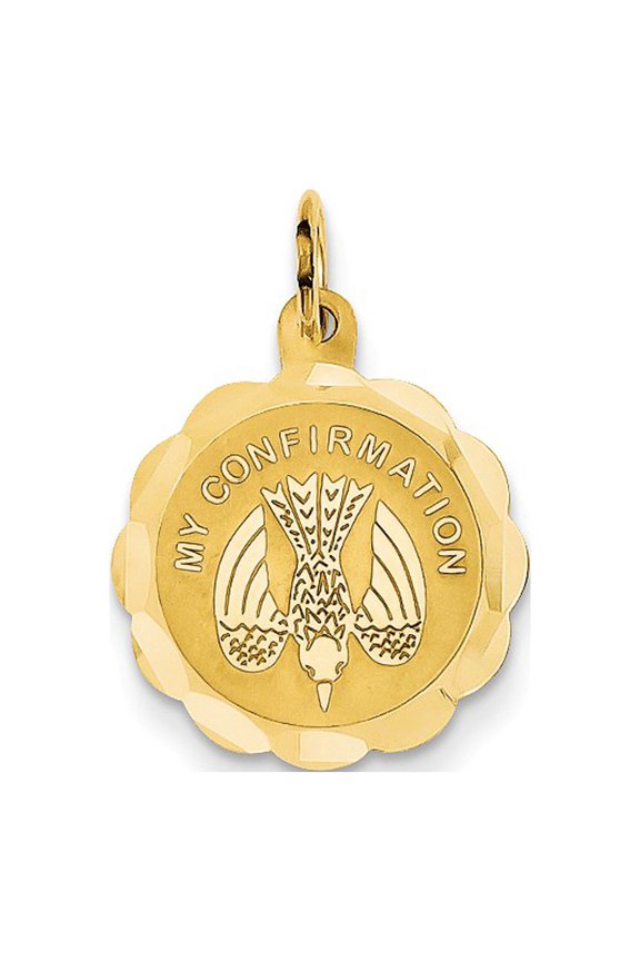 14k Yellow Gold My Confirmation Charm