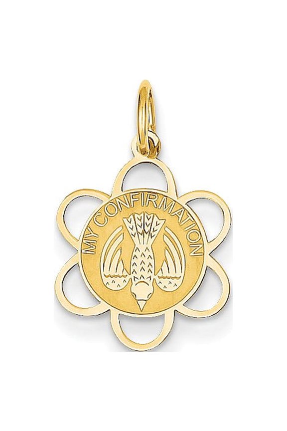 14k Yellow Gold My Confirmation Charm