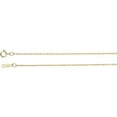 thumbnail image 1 of 14k Yellow Gold Necklace - 1.2 Grams - 24 Inch 1mm Rope Chain With Spring Ring, 1 of 2