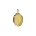 thumbnail image 1 of 14k Yellow Gold Oval Shaped Locket 26x20mm Locket Necklace for Women - 3.2 Grams, 1 of 2