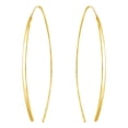 thumbnail image 1 of AFFY 14k Yellow Gold Over Sterling Silver Wire Threader Drop Earrings, 1 of 1