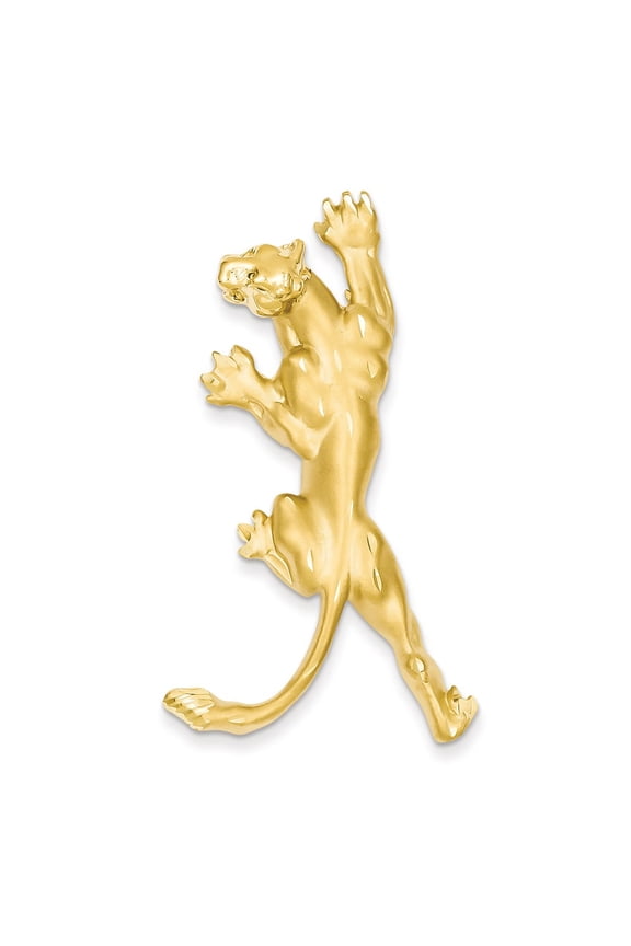 14k Yellow Gold Panther Pendant