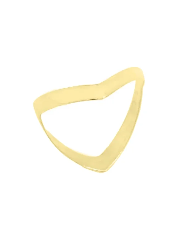 14k Yellow Gold Plain Thumb Ring- Size 10