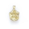 thumbnail image 1 of 14k Yellow Gold Polish Sanddollar Pendant - 1.1 Grams, 1 of 2
