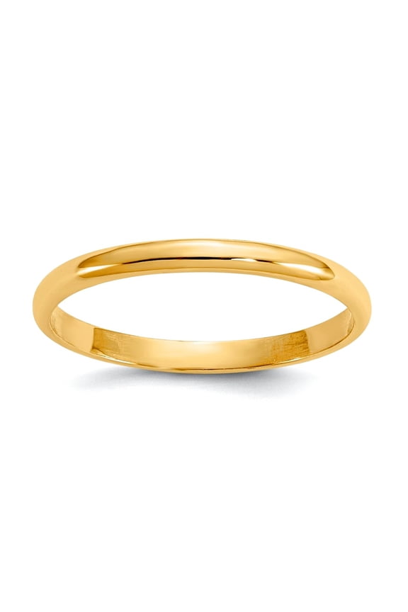 14k Yellow Gold Polished Ring Size 3.00 Ring - .8 Grams