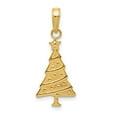 thumbnail image 1 of 14k Yellow Gold Polished Christmas Tree Pendant Charm, 1 of 1