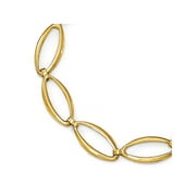 14k Yellow Gold Polished D.C Bracelet
