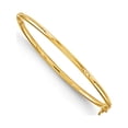 thumbnail image 1 of 14k Yellow Gold Polished Hinged Bangle Bracelet, 1 of 6