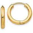 thumbnail image 1 of 14k Yellow Gold Polished Hollow Hoop Earrings - 14mm, 1 of 6