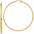 thumbnail image 1 of 14k Yellow Gold Polished Hoop Earring - 65mm, 1 of 6