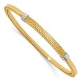 thumbnail image 1 of 14k Yellow Gold Polished Pull Apart Bangle, 1 of 2