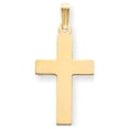 thumbnail image 1 of 14k Yellow Gold Polished Religious Cross Charm, 1 of 4