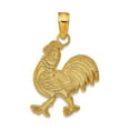 thumbnail image 1 of 14k Yellow Gold Polished Rooster Pendant Necklace 20x12.5mm Wide Pendant for Women - .9 Grams, 1 of 2