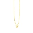 thumbnail image 1 of 14k Yellow Gold Polished Star Necklace with Diamond Size 18 inches, 1 of 2