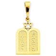thumbnail image 1 of 14k Yellow Gold Polished Torah with Star of David Charm, 1 of 5