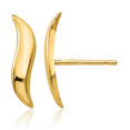 thumbnail image 1 of 14K Solid Yellow Gold Stud Earrings, 1 of 10