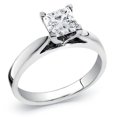 thumbnail image 1 of 14k Yellow Gold Princess Cut Diamond Solitaire Ring 0.65 cttw. (G-H Color, SI Clarity) Size 7, 1 of 1